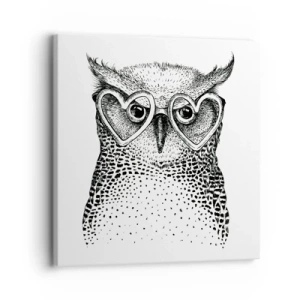 Schilderen op canvas - Verstandig en met liefde - 30x30 cm