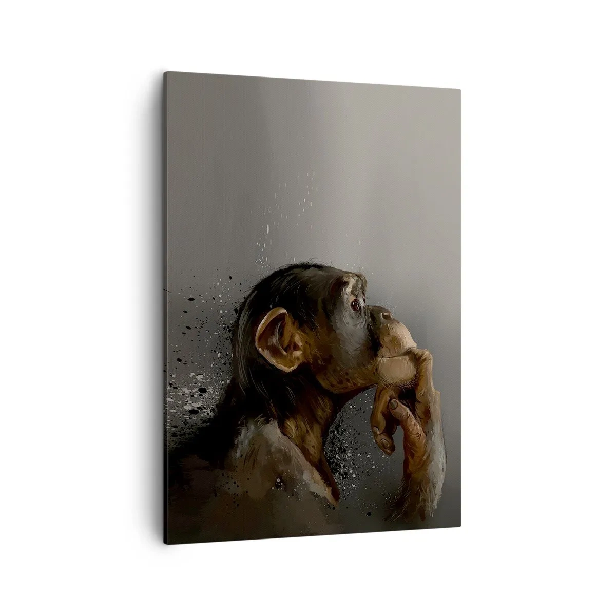 Schilderen op canvas - Zeker een denker - 50x70 cm