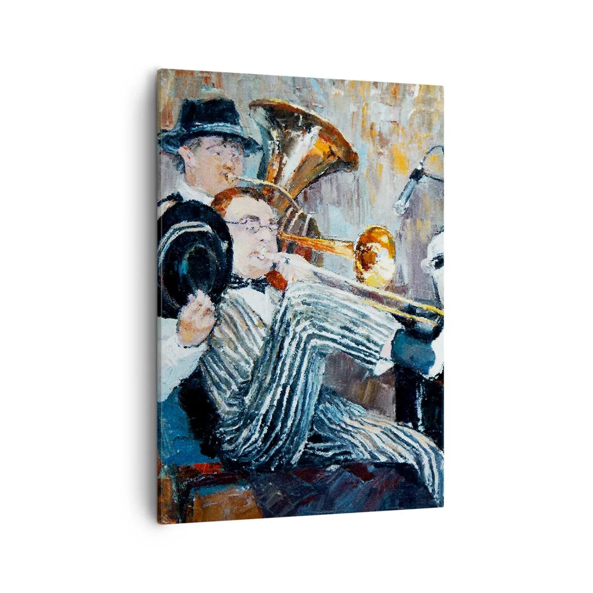 Schilderen op canvas - Al die jazz - 50x70 cm