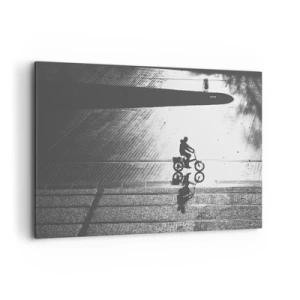 Schilderen op canvas - Voor mij, door de stad - 100x70 cm
