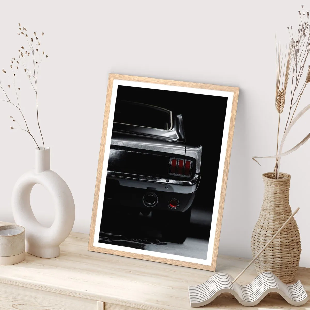 Een poster in een licht eiken lijst - De charme van de klassieker - 70x100 cm