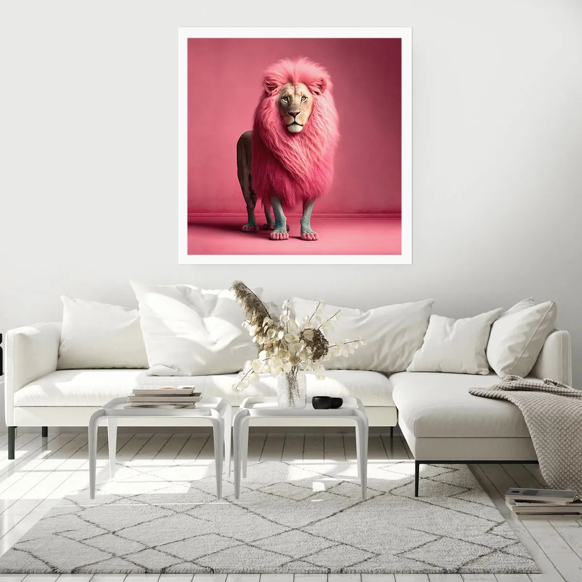 Poster - En je bent niet meer bang - 50x50 cm