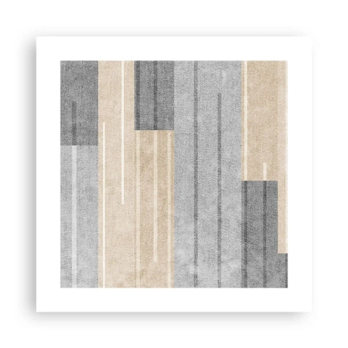 Poster - Compositie: houd verticaal - 40x40 cm