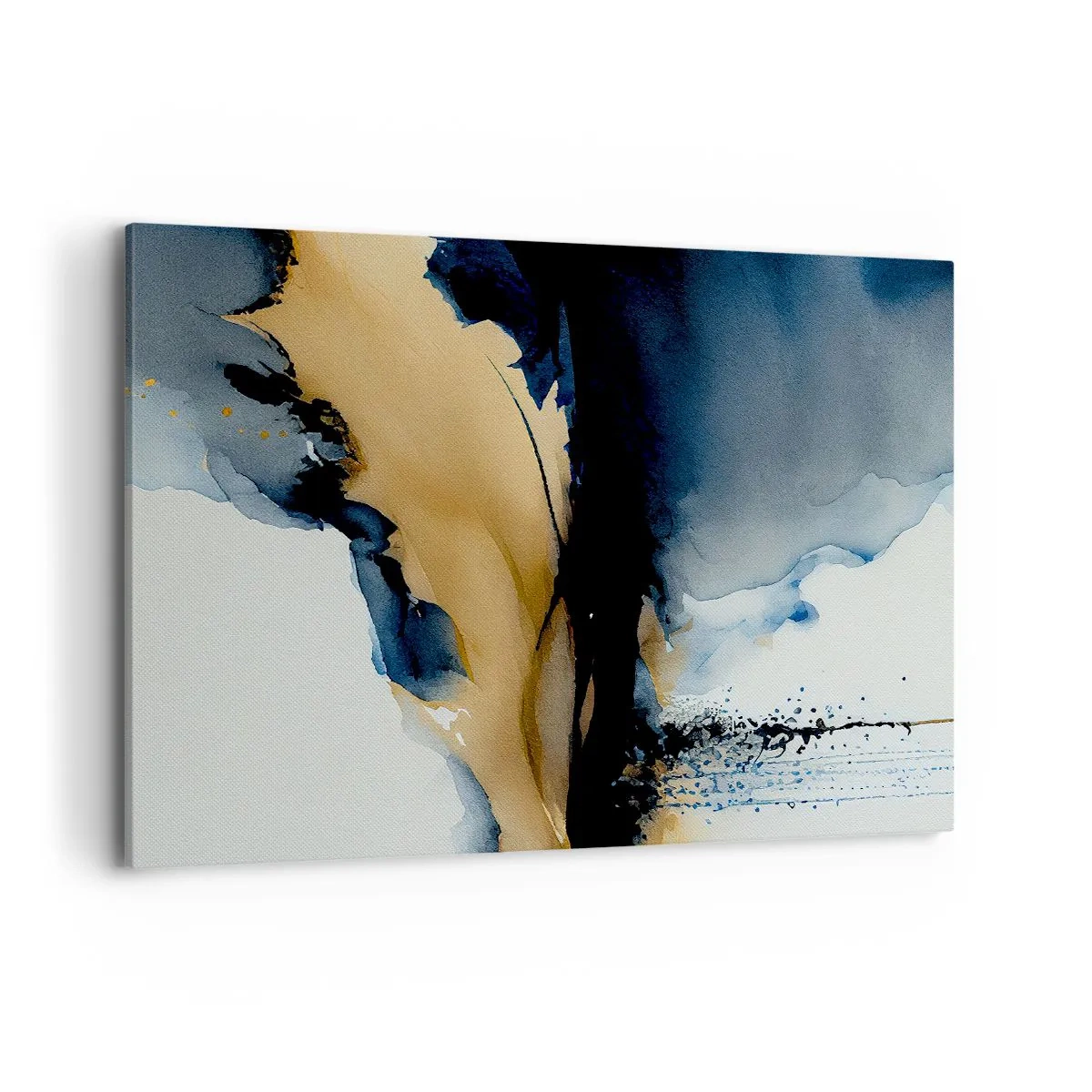 Schilderen op canvas - Achter het gordijn - 100x70 cm