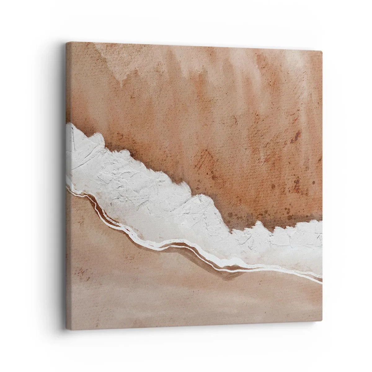 Schilderen op canvas - In aardetinten - 30x30 cm