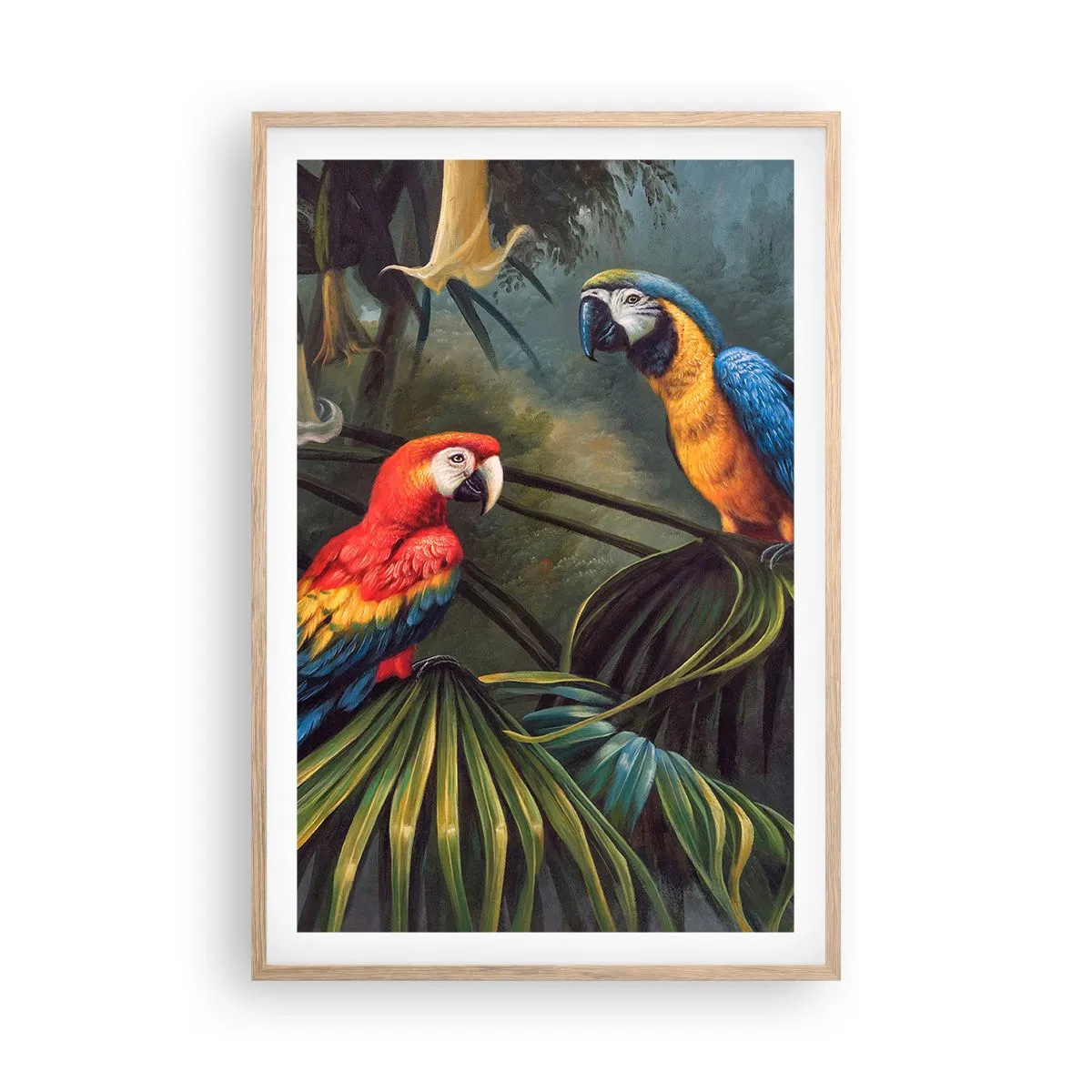 Een poster in een licht eiken lijst - Romantiek in de tropen - 61x91 cm