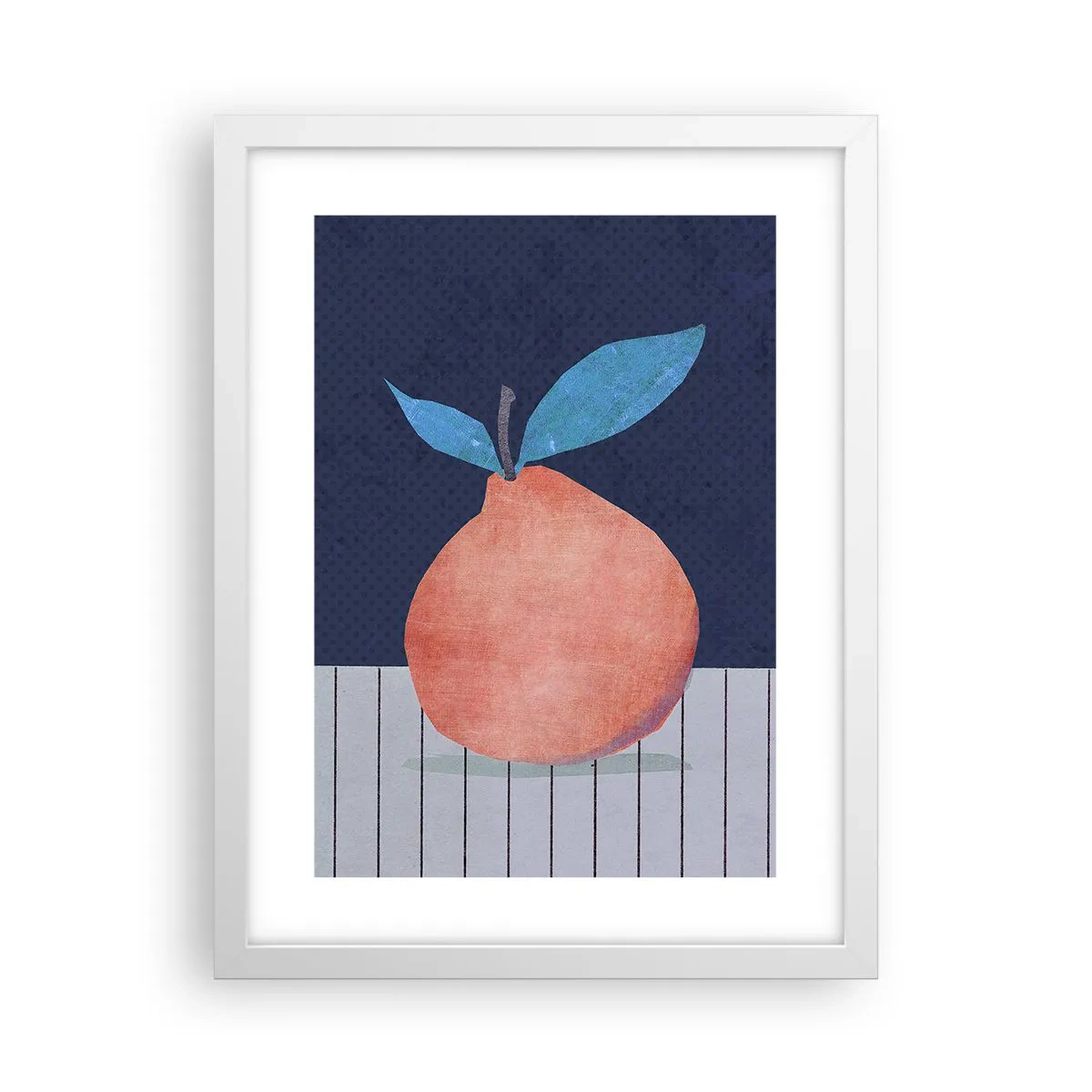 Poster in een witte lijst - Convexiteit en vlak - 30x40 cm