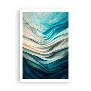 Poster - Blauwe onverzadigbaarheid - 70x100 cm