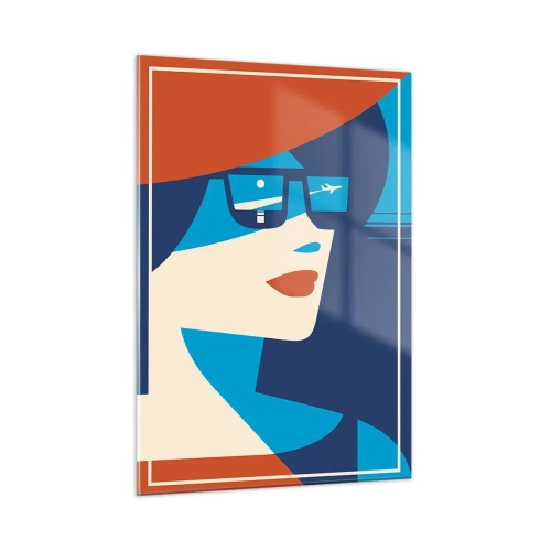 Schilderen op glas - Vakantie trip - 50x70 cm