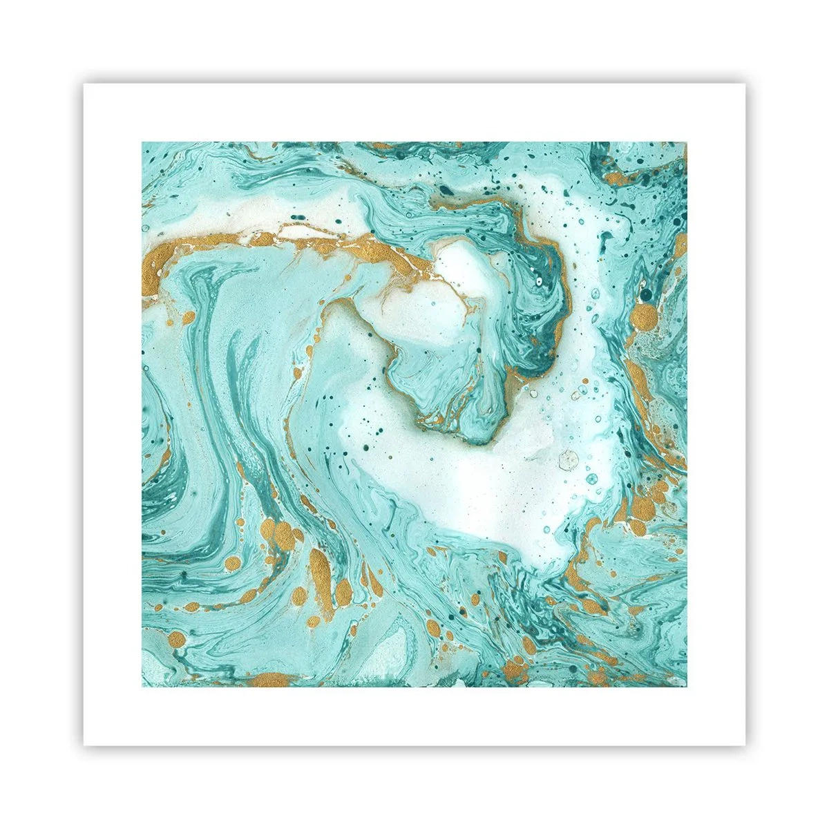 Poster - Onder de grote golf van het Edo-tijdperk - 40x40 cm