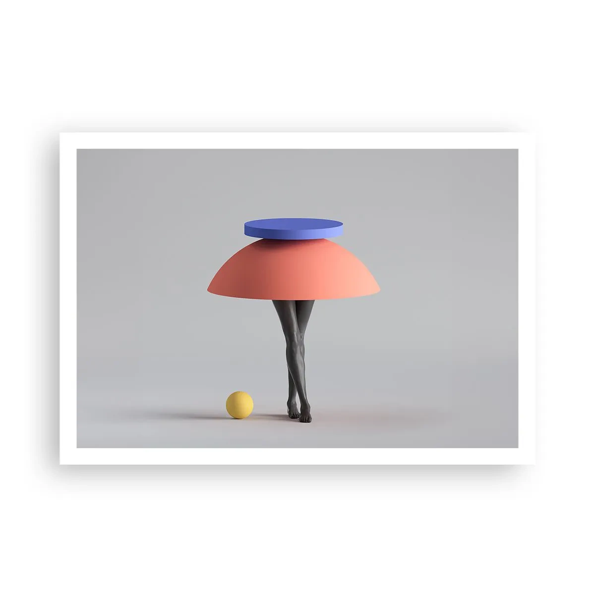 Poster - Surrealistische compositie - 100x70 cm