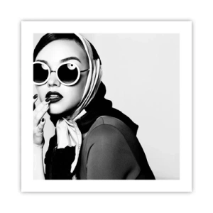 Poster - Groeten uit de jaren 60 - 50x50 cm