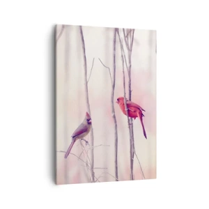 Schilderen op canvas - Verhaal van het roze woud - 50x70 cm