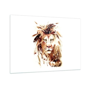 Schilderen op glas - Kracht en waardigheid - 100x70 cm