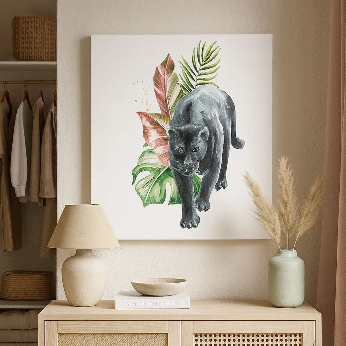 Schilderen op canvas - Wilde van het hart - 30x30 cm