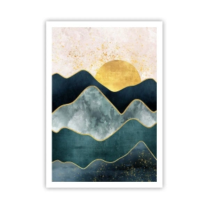 Poster - Achter de zeven bergen - 70x100 cm