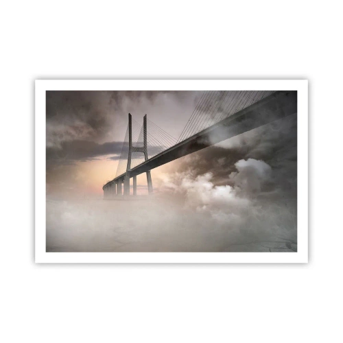 Poster - Bij de rivier die niet bestaat - 91x61 cm