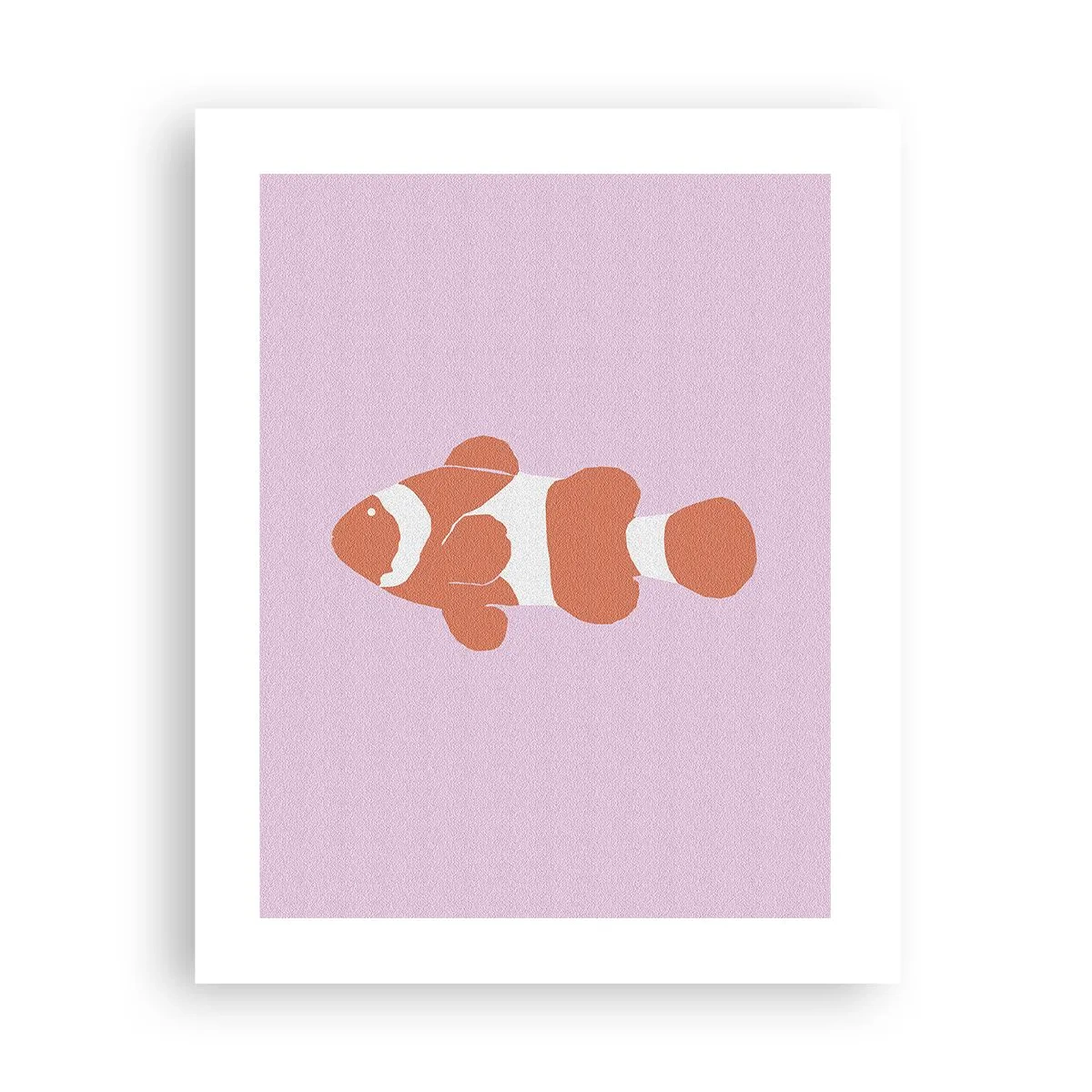 Poster - In koraal dat bij haar gezicht en staart past - 40x50 cm