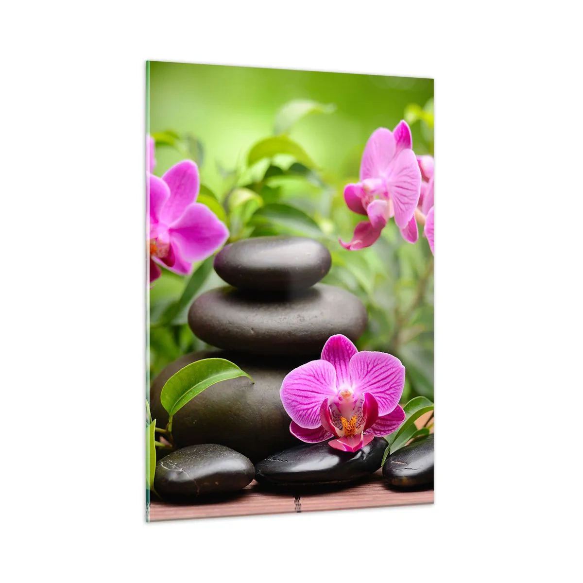 Schilderen op glas - De piramide van vrede - 50x70 cm