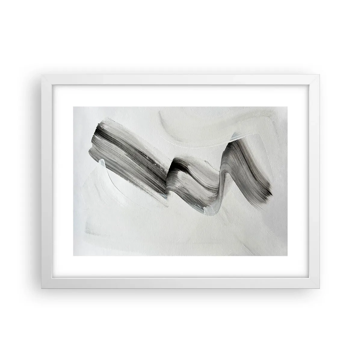 Poster in een witte lijst - Terloops voor de lol - 40x30 cm