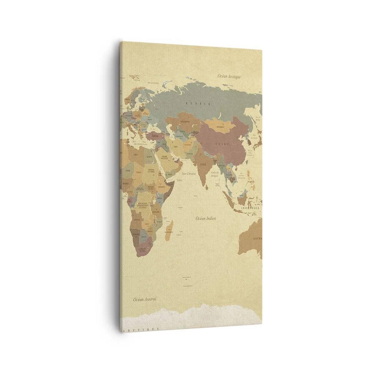 Schilderen op canvas - Voor jou - de hele wereld - 55x100 cm