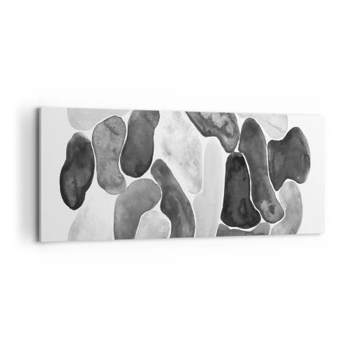 Schilderen op canvas - Rotsachtige abstractie - 100x40 cm