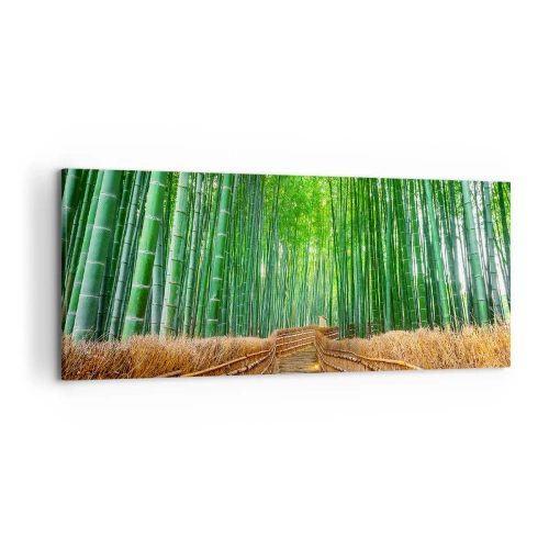 Schilderen op canvas - De essentie van de aziatische natuur - 100x40 cm