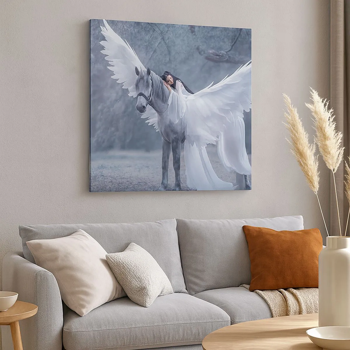 Schilderen op canvas - Een geïnspireerd moment - 30x30 cm