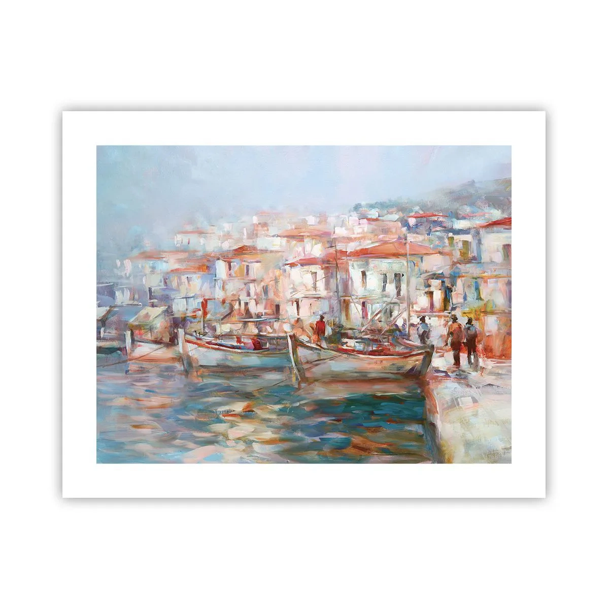 Poster - Pastel vakantie - 50x40 cm