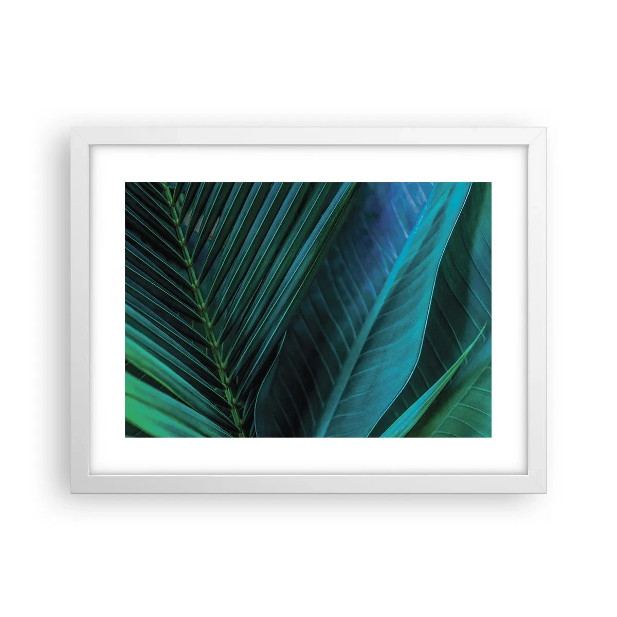 Poster in een witte lijst - De anatomie van groen - 40x30 cm