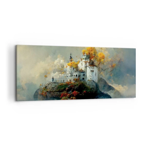 Schilderen op canvas - Het begin van een romantisch verhaal - 120x50 cm