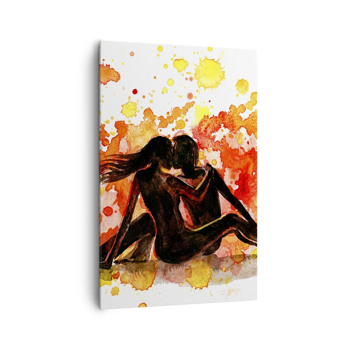 Schilderen op canvas - En er was licht - 80x120 cm