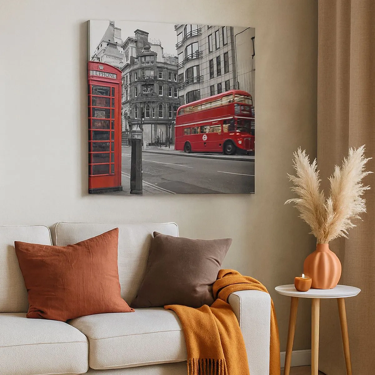 Schilderen op canvas - De roodste in Europa - 30x30 cm