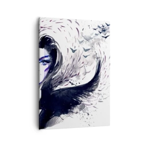 Schilderen op canvas - Demonisch en mooi - 50x70 cm