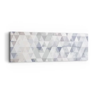 Schilderen op canvas - In ritme op drie - 90x30 cm