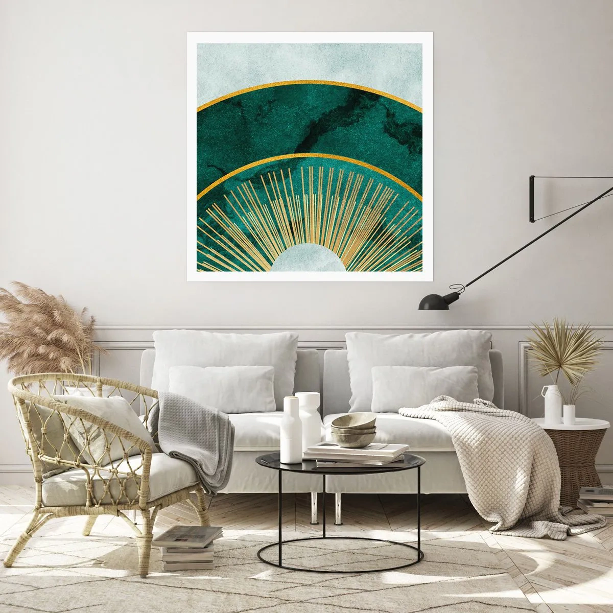 Poster - Een ander zonnestelsel - 60x60 cm