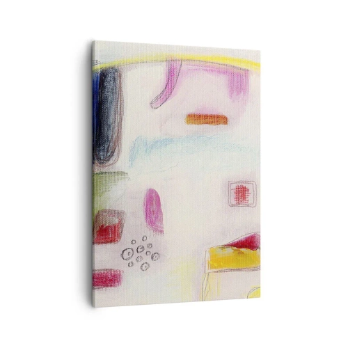 Schilderen op canvas - Meer bol dan hol of plat - 50x70 cm