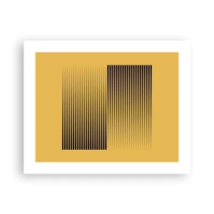 Poster - Vierkant van tegenpolen - 50x40 cm