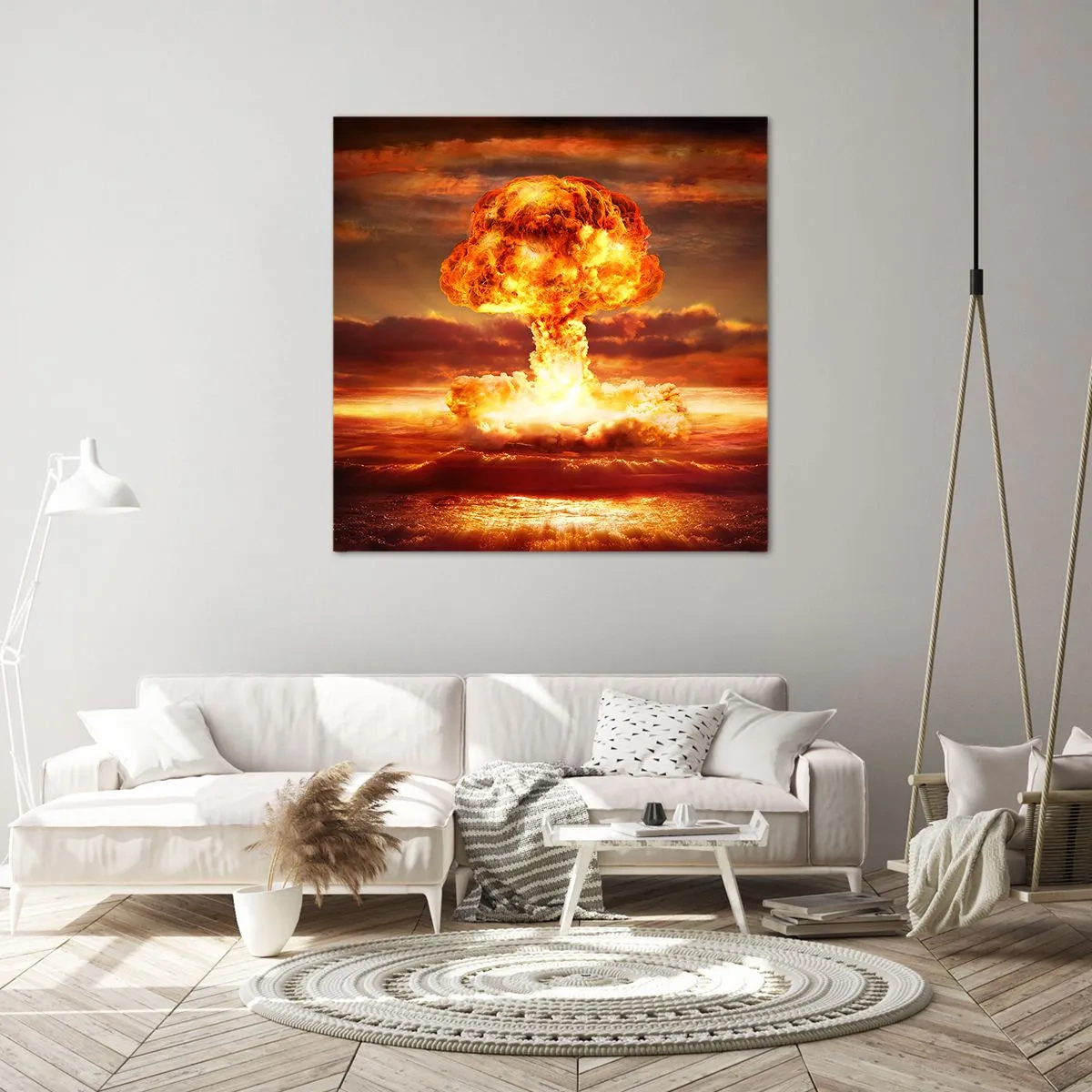 Schilderen op canvas - En het einde zal komen - 60x60 cm