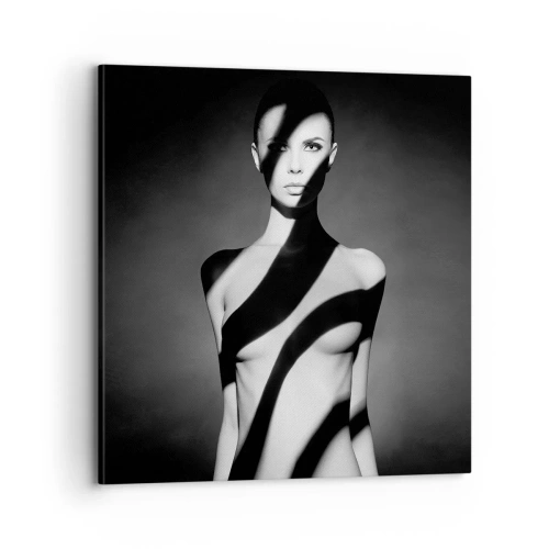 Schilderen op canvas - In glans en schaduw - 70x70 cm
