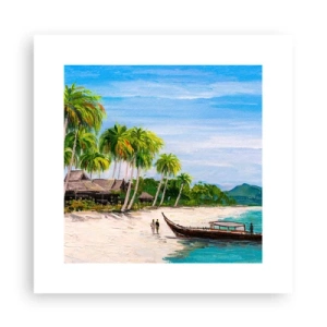 Poster - Een exotische droom - 30x30 cm