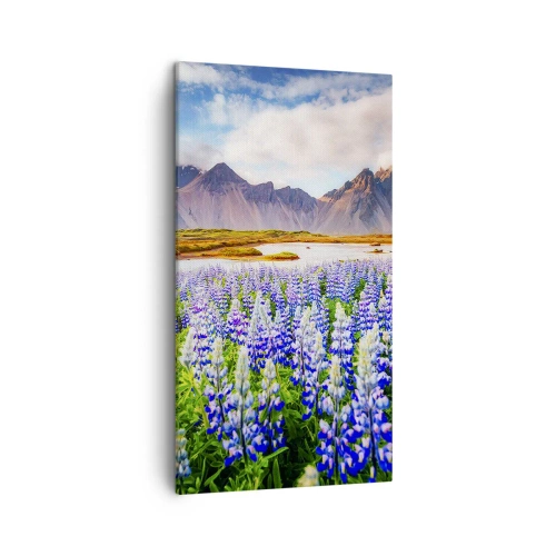 Schilderen op canvas - Kracht en soberheid naast zachtheid - 45x80 cm