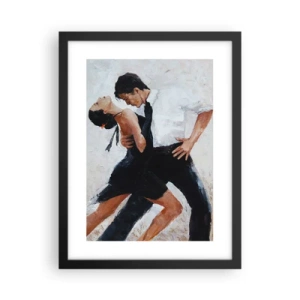 Poster in een zwarte lijst - Tango van mijn dromen - 30x40 cm