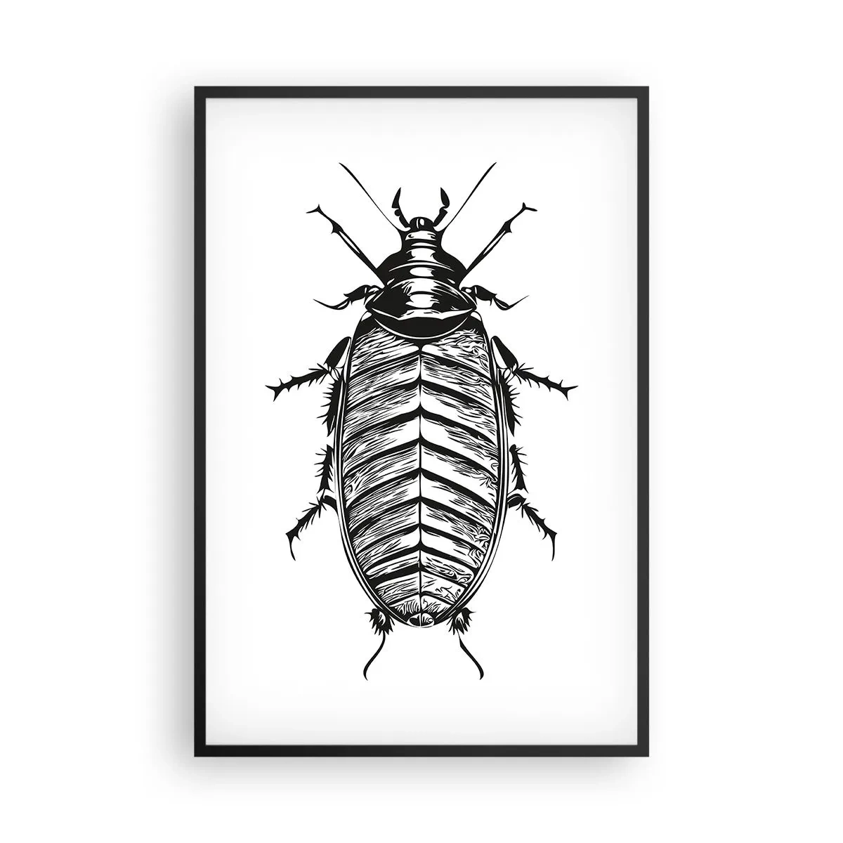 Poster in een zwarte lijst - Wat een exemplaar! - 61x91 cm