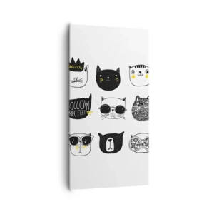 Schilderen op canvas - Iedereen is anders - 65x120 cm