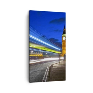 Schilderen op canvas - Onder toeziend oog van Big Ben - 45x80 cm