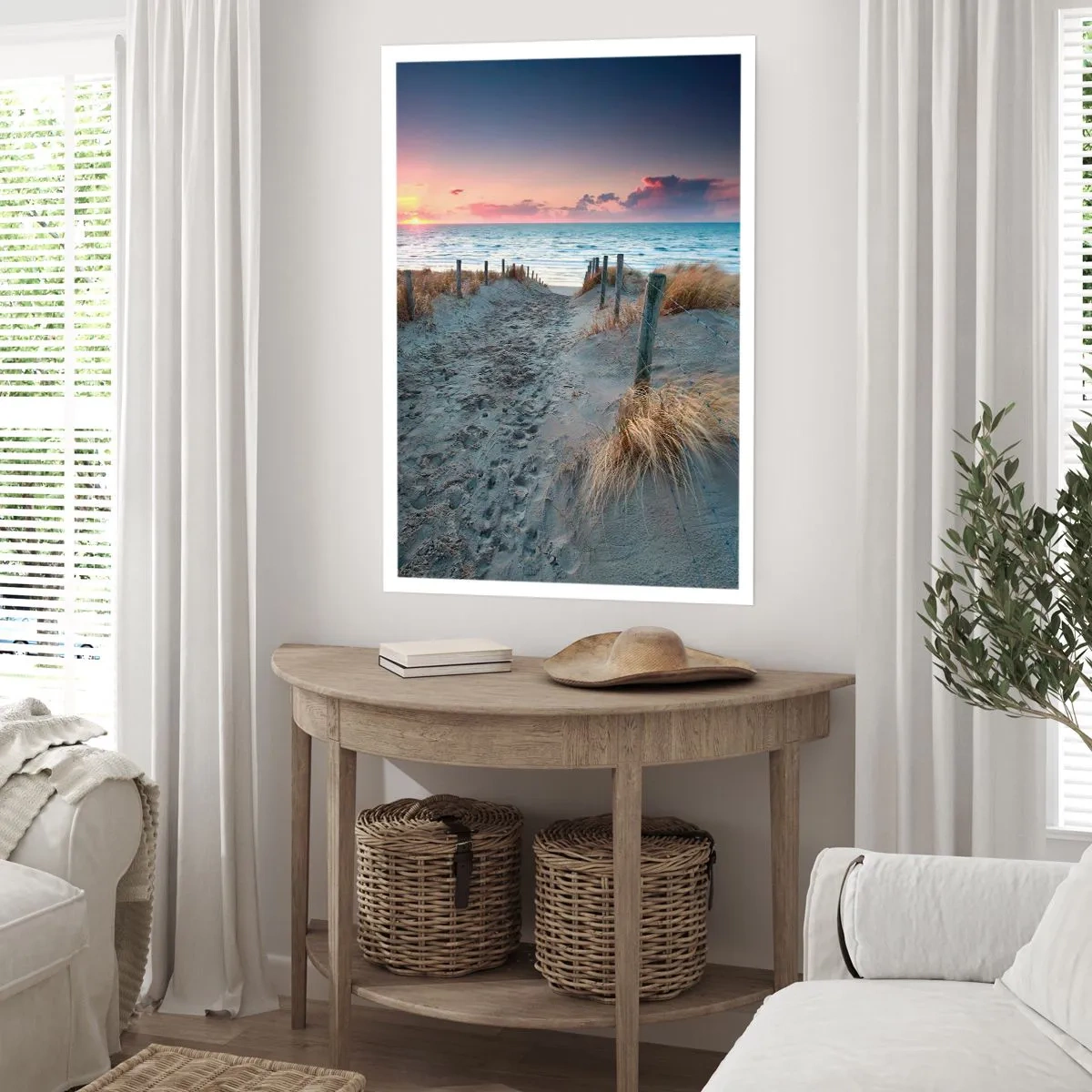Poster - Je liet een regenboog van licht stralend... - 61x91 cm
