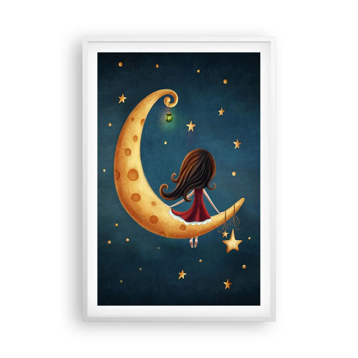 Poster in een witte lijst - Een keer… - 61x91 cm