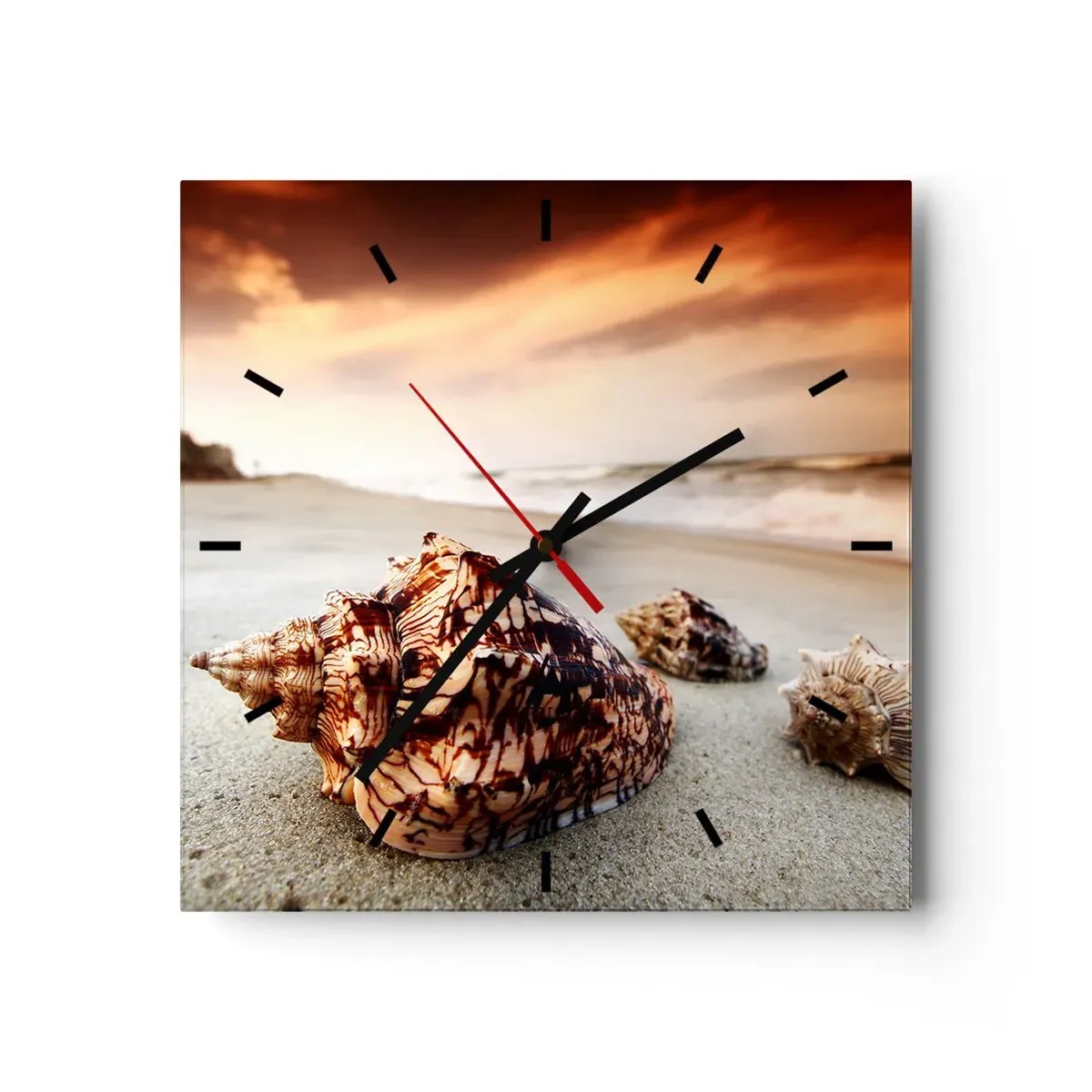 Wandklok - Klok - Outcasts van golven - 30x30 cm