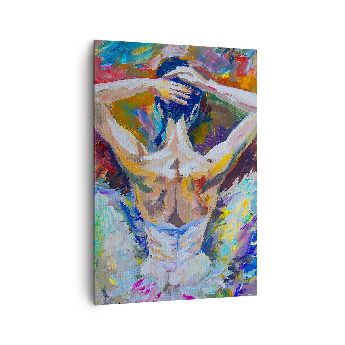 Schilderen op canvas - Het kan van alles zijn - 70x100 cm